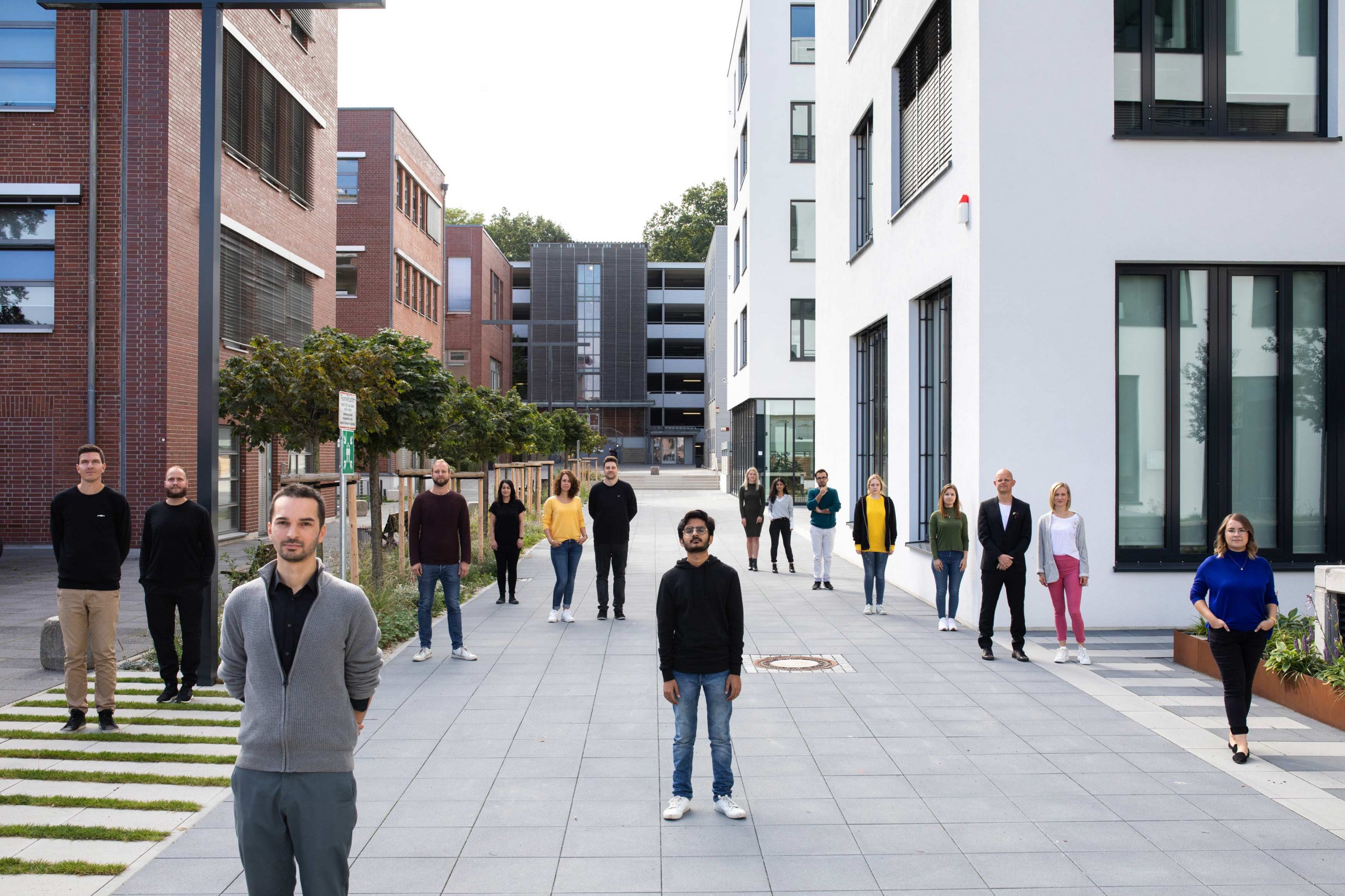Das Team der Bermüller+Niemeyer Architekturwerkstatt in Nürnberg.
