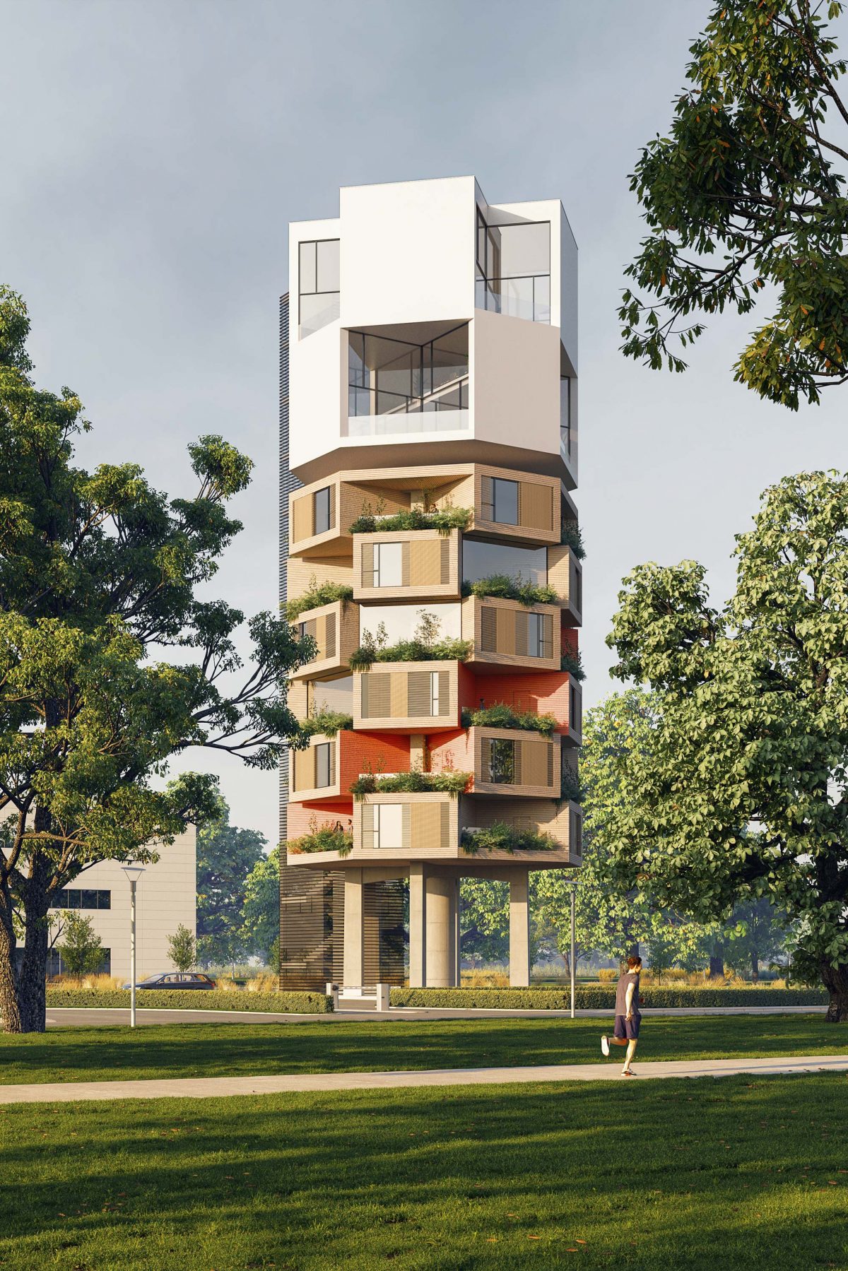 nachhaltiges bauen - Studentenwohnheim im Wasserturm von Wiley