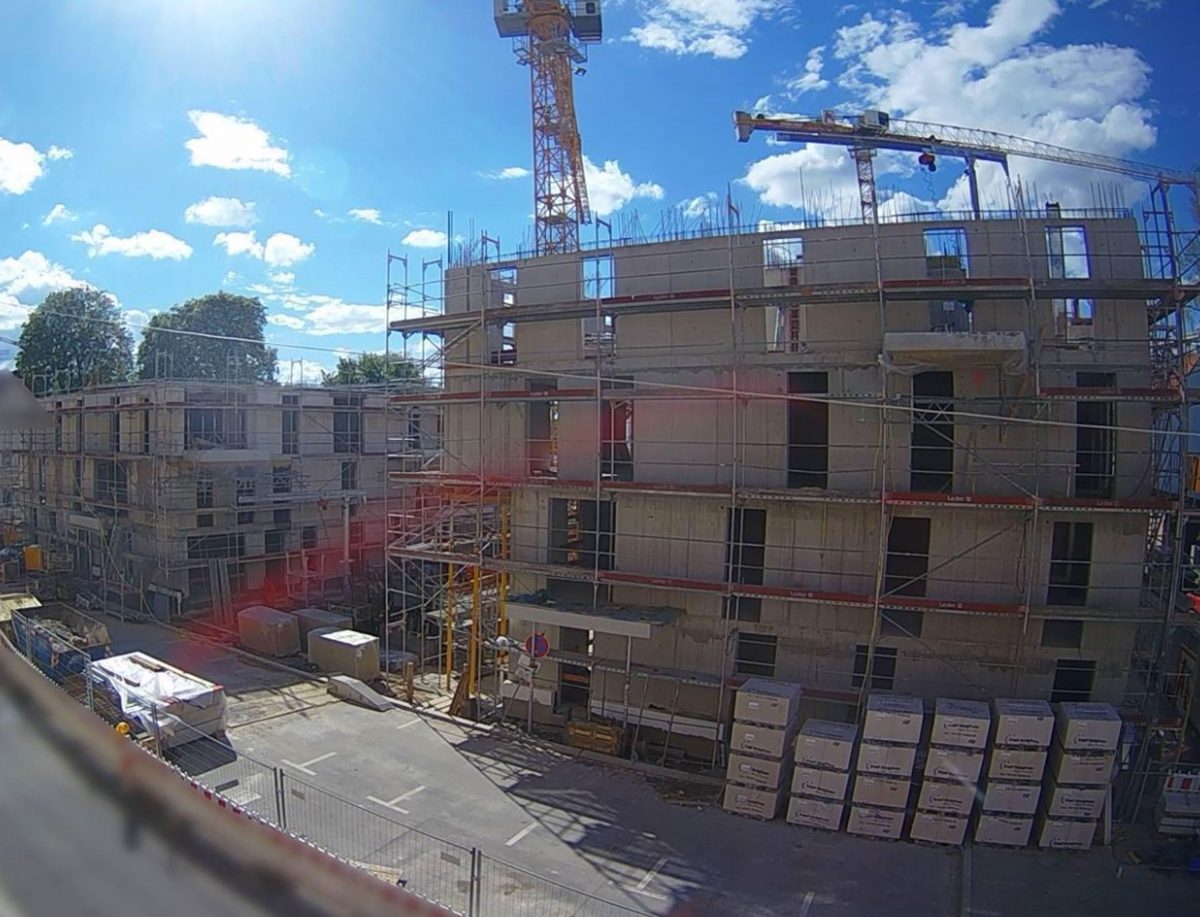 Die Baustelle des Carlina Parks in Nürnberg.