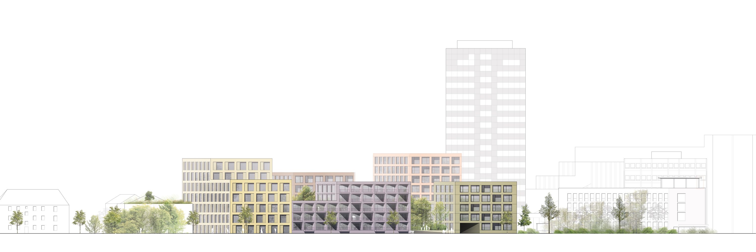 Ansicht Nord - Theodor von Zahn Straße